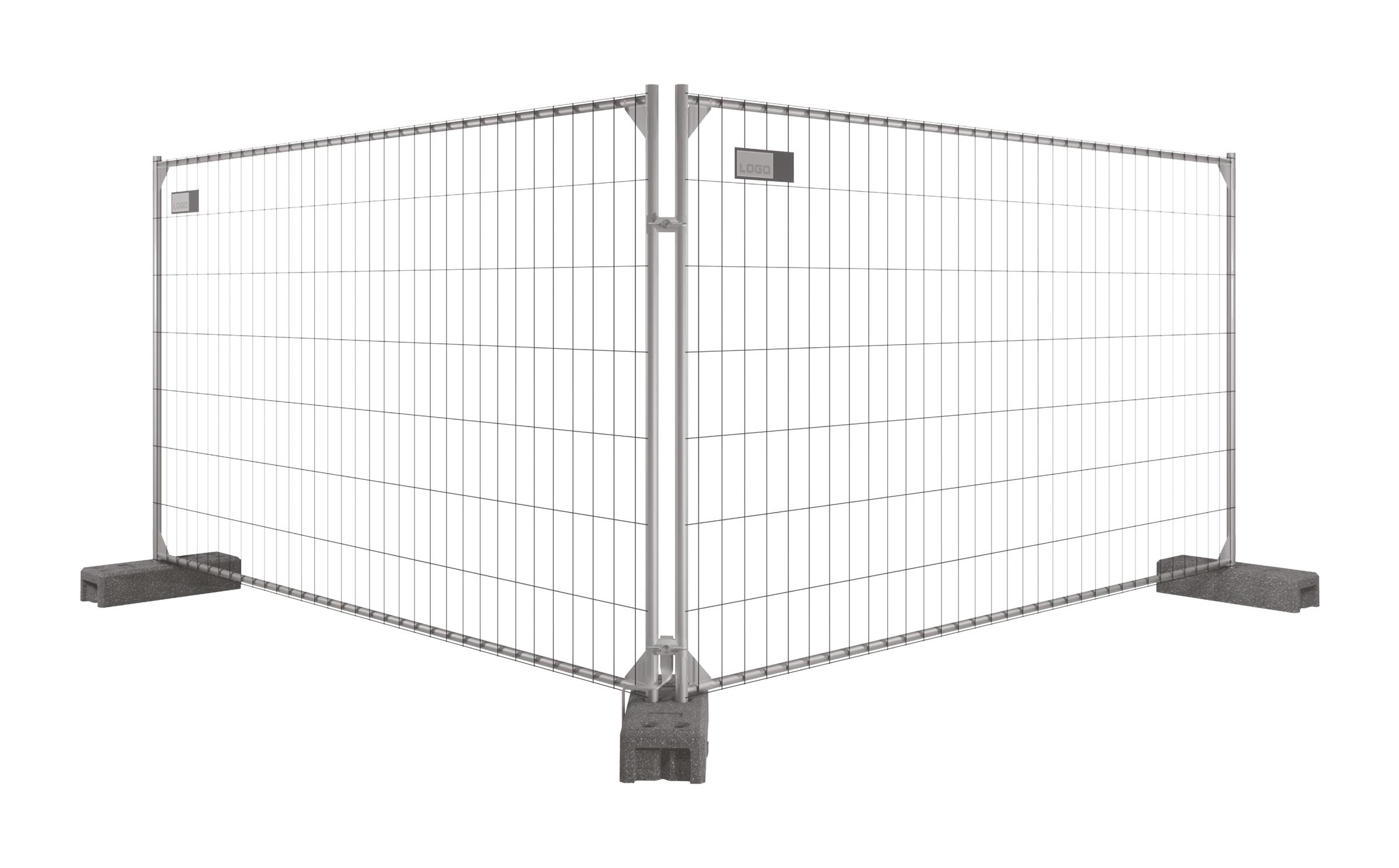 Bauheld24 - Bauzaun BH Standard Paket 300 Stück - Länge 1.050m