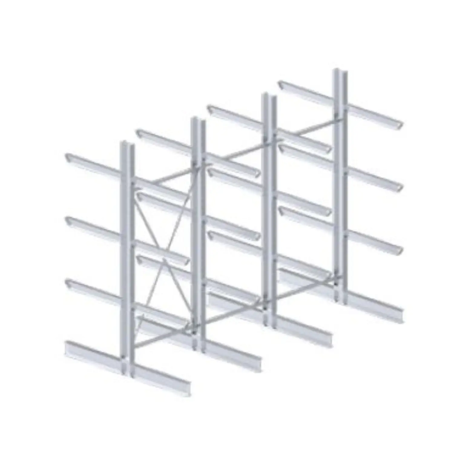 OPTI-RACK-REGAL DOPPELSEITIG – IPE 200 - KRAGARMREGAL 4,50 m