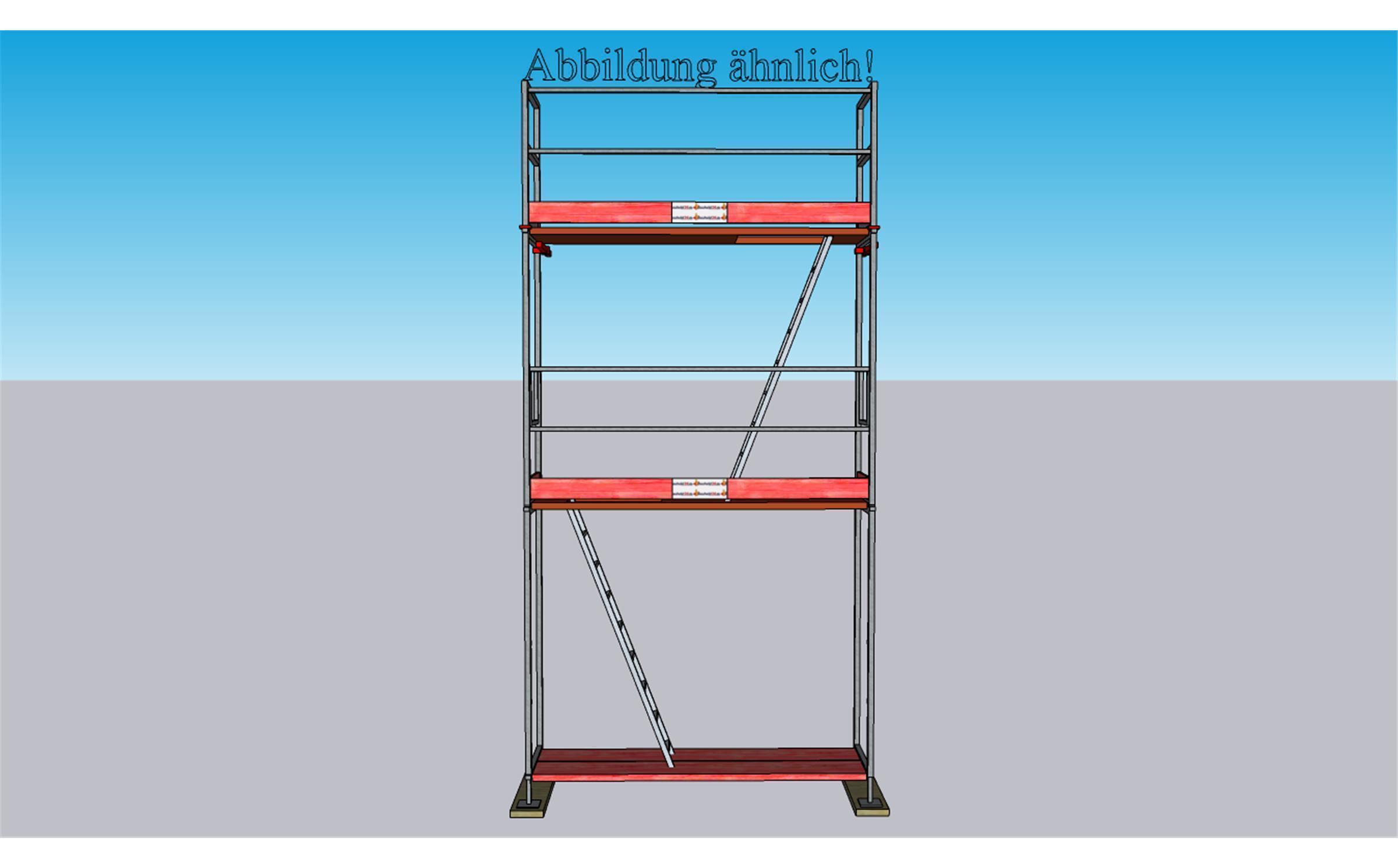 Uni - Komplettpaket - Feldlänge 2,50m -Länge 2,50m - Arbeitshöhe 6,30m