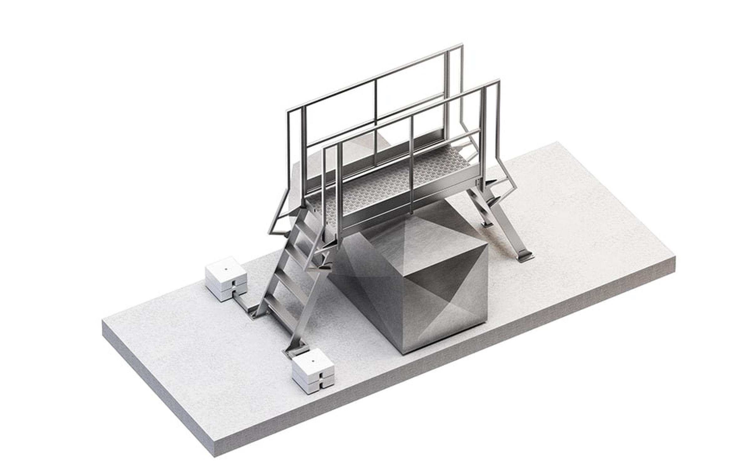 Rothoblaas - Geländer - Alu Leitermodul Overlane B: 800 mm-H: 2200 mm Rothoblaas - Geländer - Alu Leitermodul Overlane B: 800 mm-H: 2200 mm