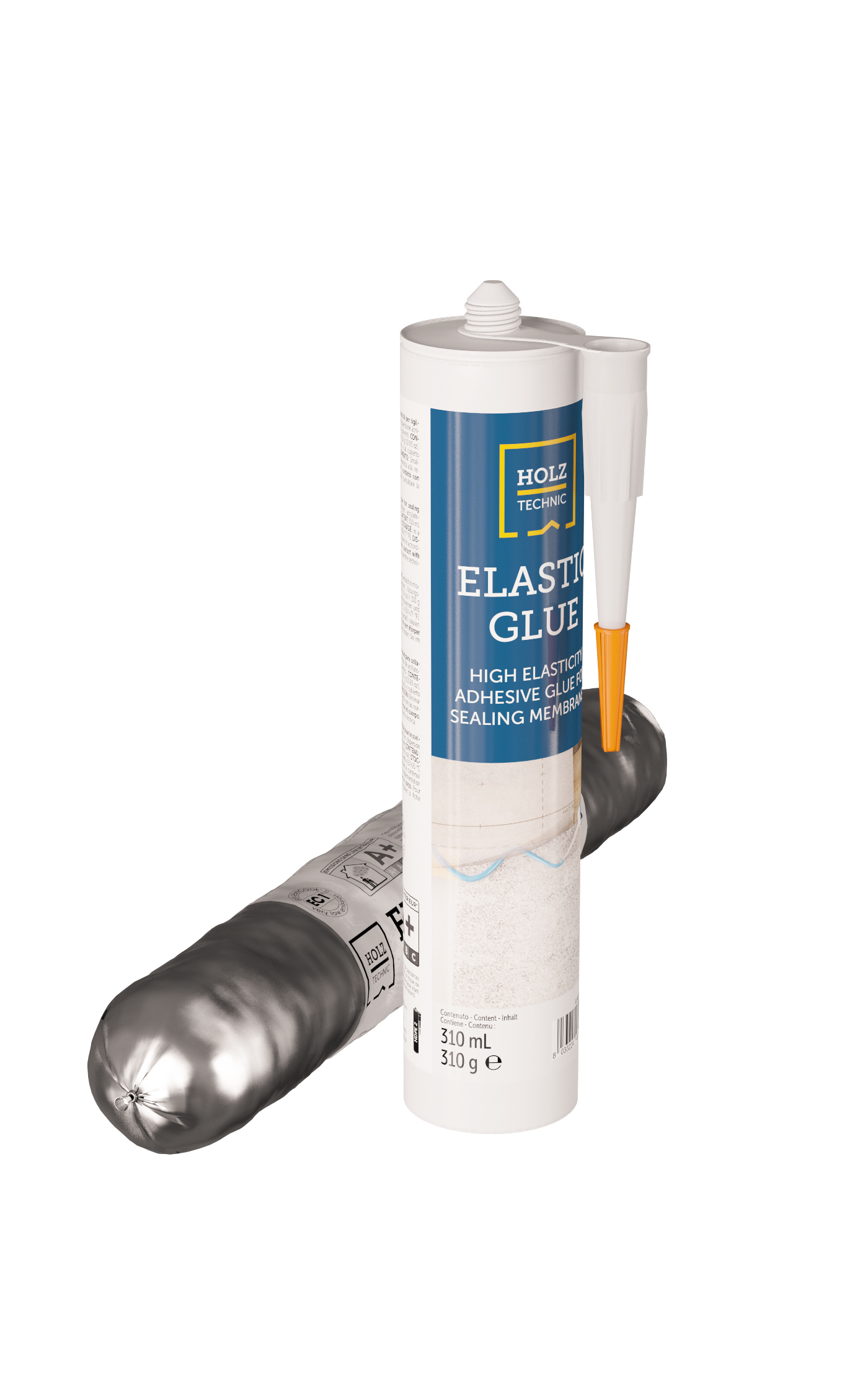 Universeller elastischer Klebstoff für den Innenbereich - ElasticGlue 310mL-Hartkartusche