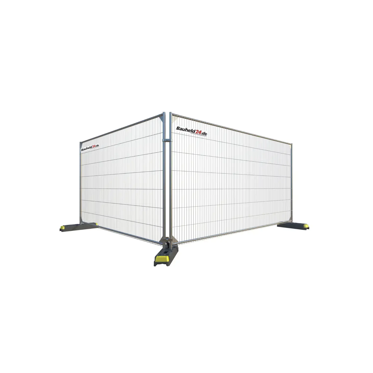 Bauheld24 - Bauzaun BH1 - engmaschig - Paket 120