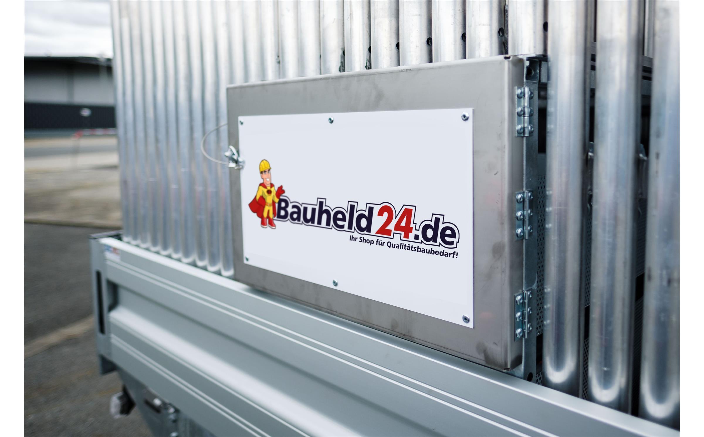 Bauheld24 - Gerüsttransportsystem BH-300 - Gestell + Kurbelstützen + Anhänger