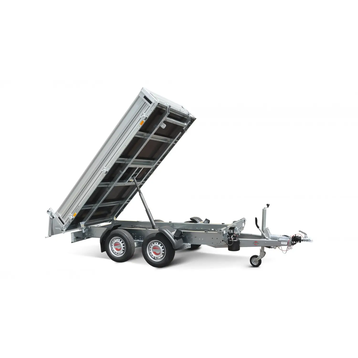 STEMA - Rückwärtskipper ROCKO - SHRK O2 27-30-15.2 - mit ALU-Bordwand und Elektropumpe - inkl. Lieferung