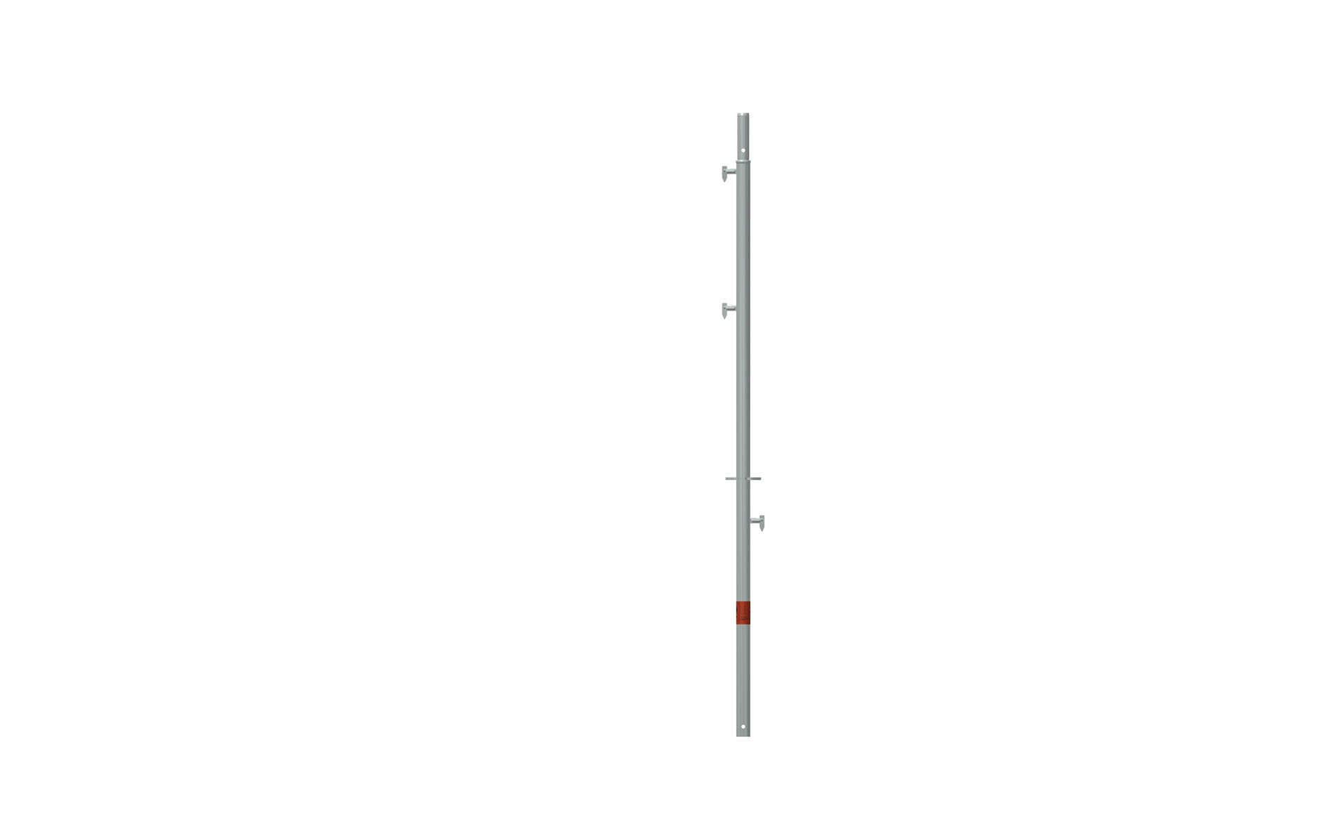 Optima - Geländerstiel 2,00m mit Diagonalkippstift