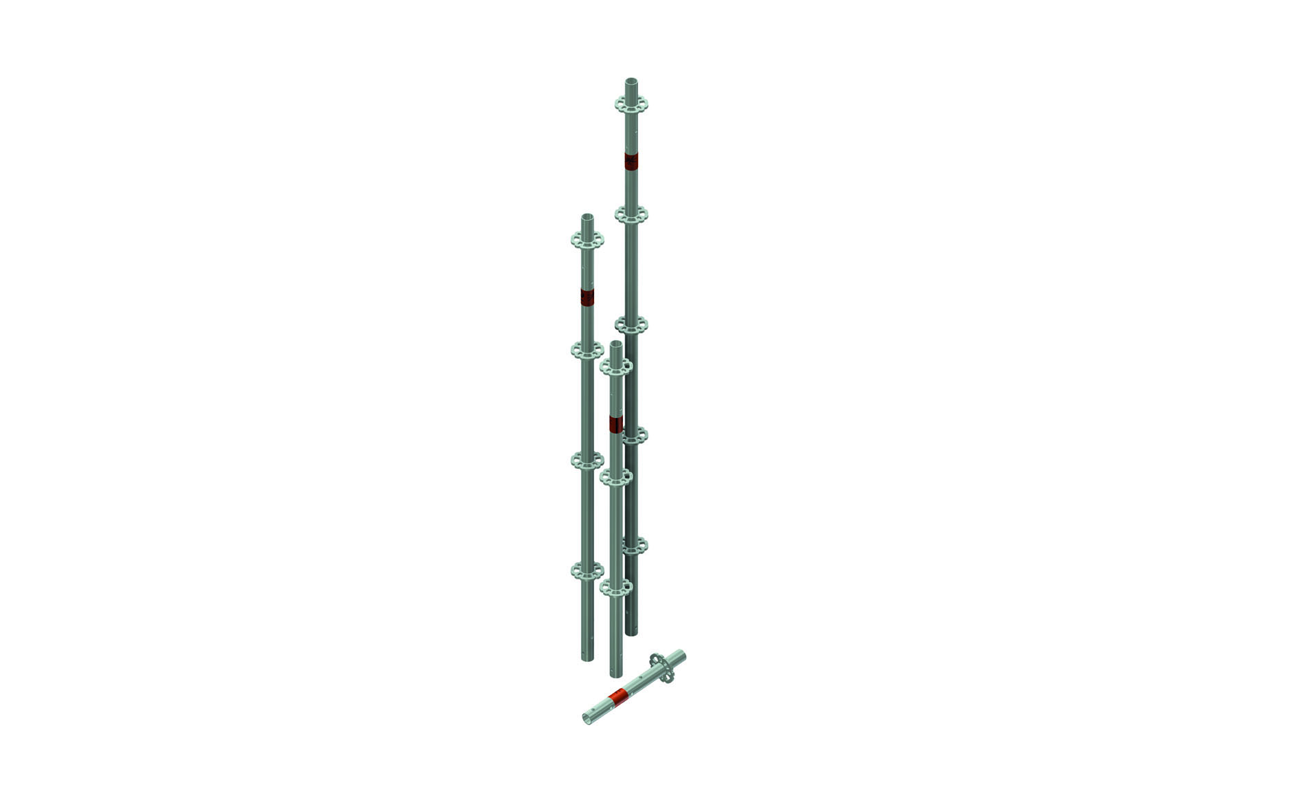 Combi - Vertikalstiel ohne Rohrverbinder 0,50m
