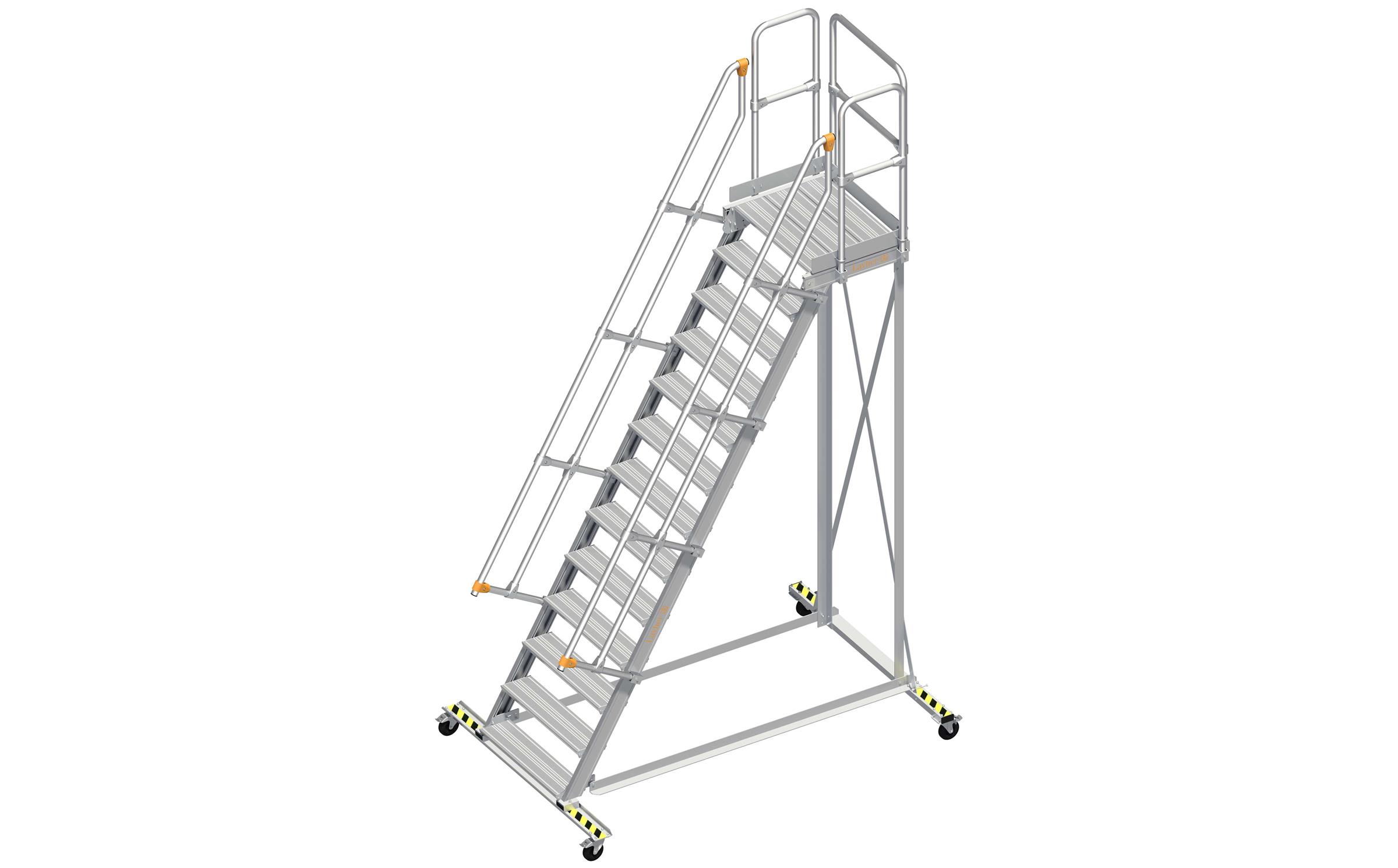 Layher - Alu-Wartungsbühne 113 - 60° 800mm-3,12m Layher - Alu-Wartungsbühne 113 - 60° 800mm-3,12m