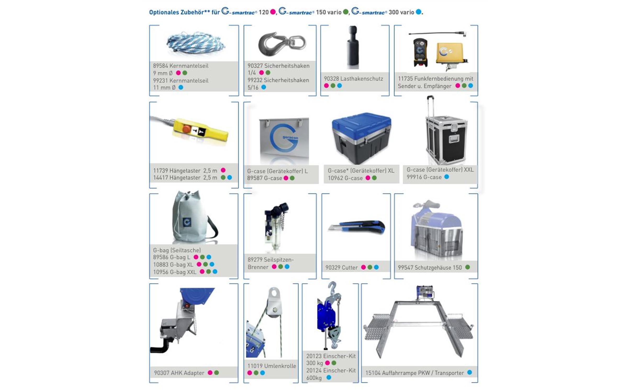 G-smartrac 120 Treibscheibenwinde für Materialtransport 11757