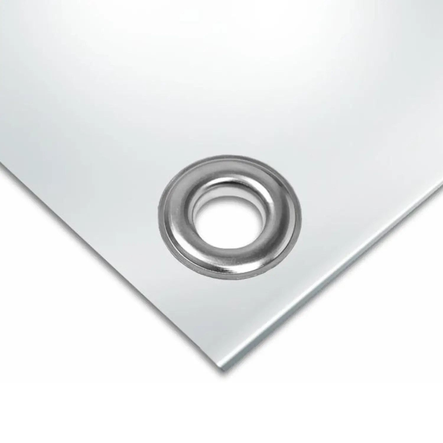 Bauheld24 - Bauzaunplane B1 weiß