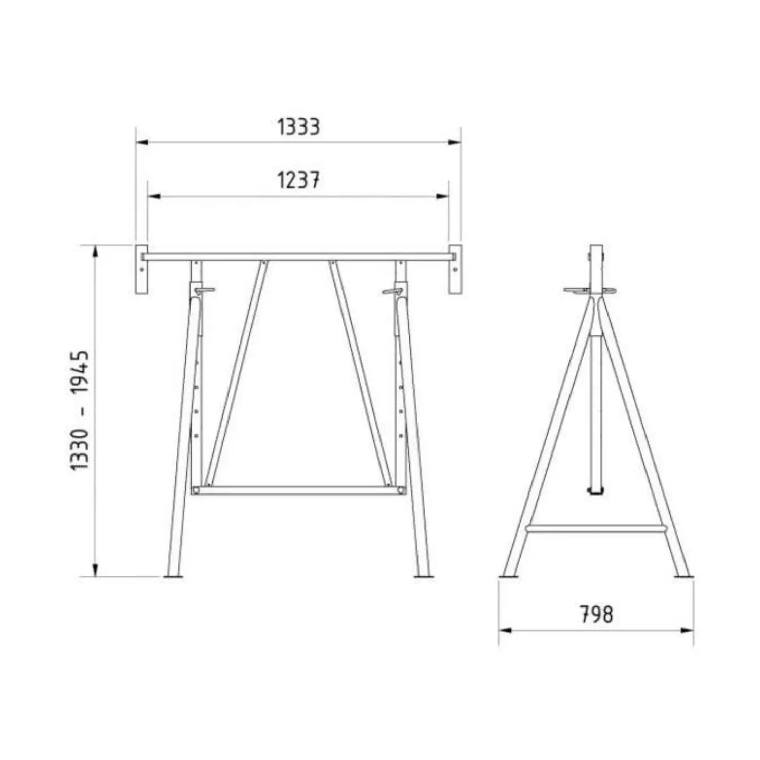 Schake - Faltgerüstbock System FS 1200