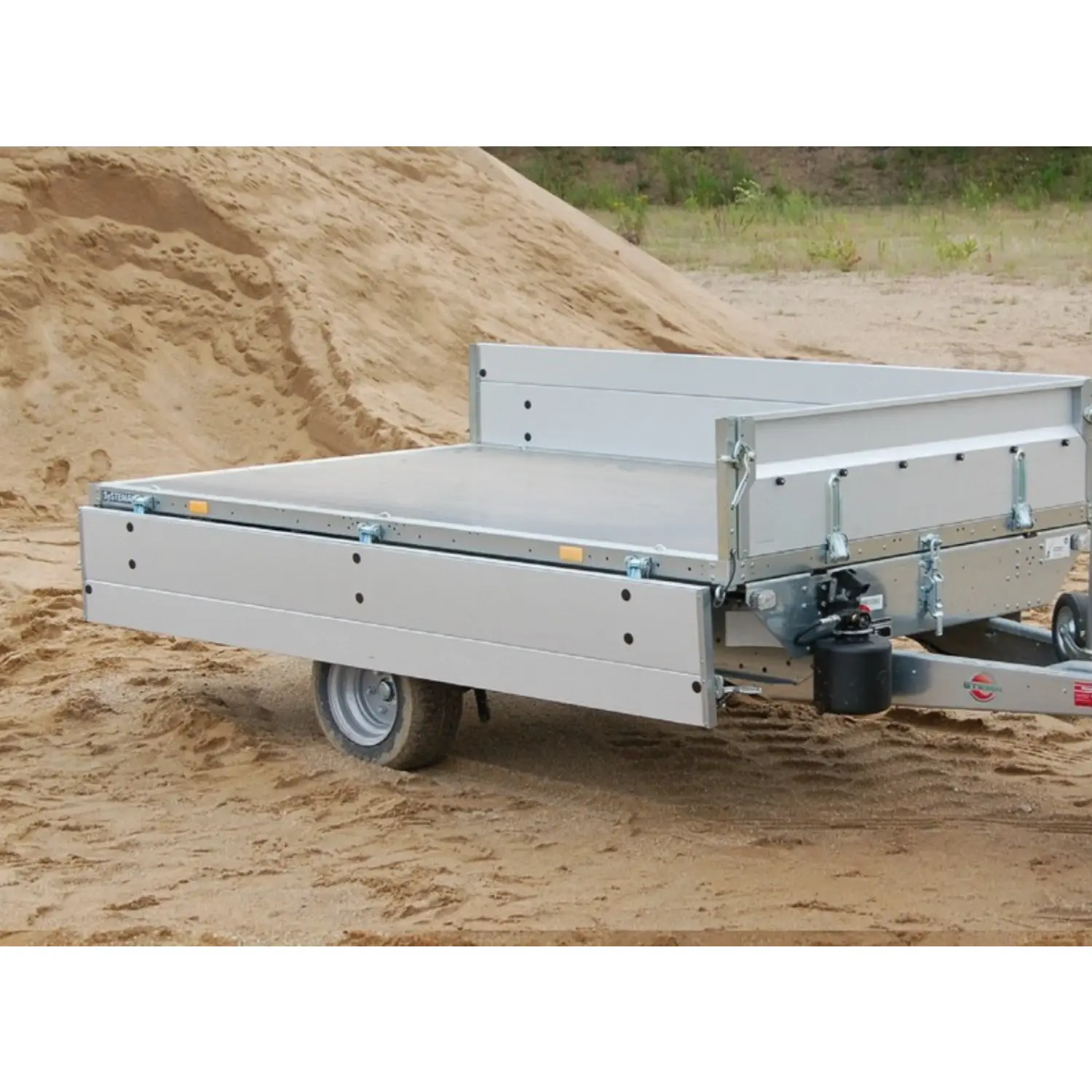 STEMA - Rückwärtskipper ROCKO - SHRK O2 15-25-15.1 - mit Zink-Bordwand und Elektropumpe - inkl. Lieferung