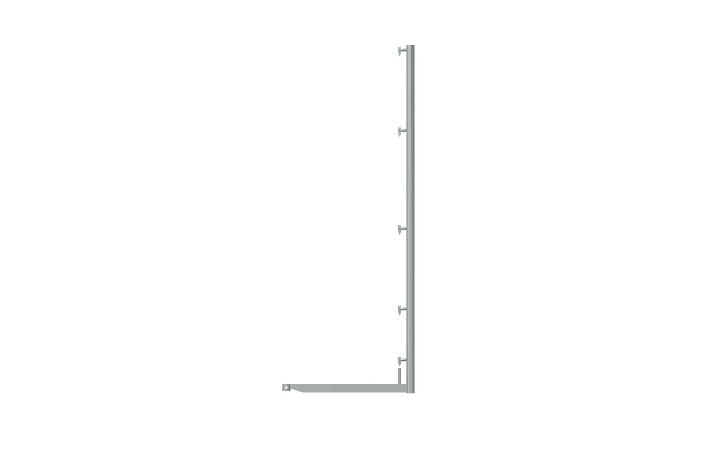 Plettac - Geländerstütze für Dachfang 0,74m