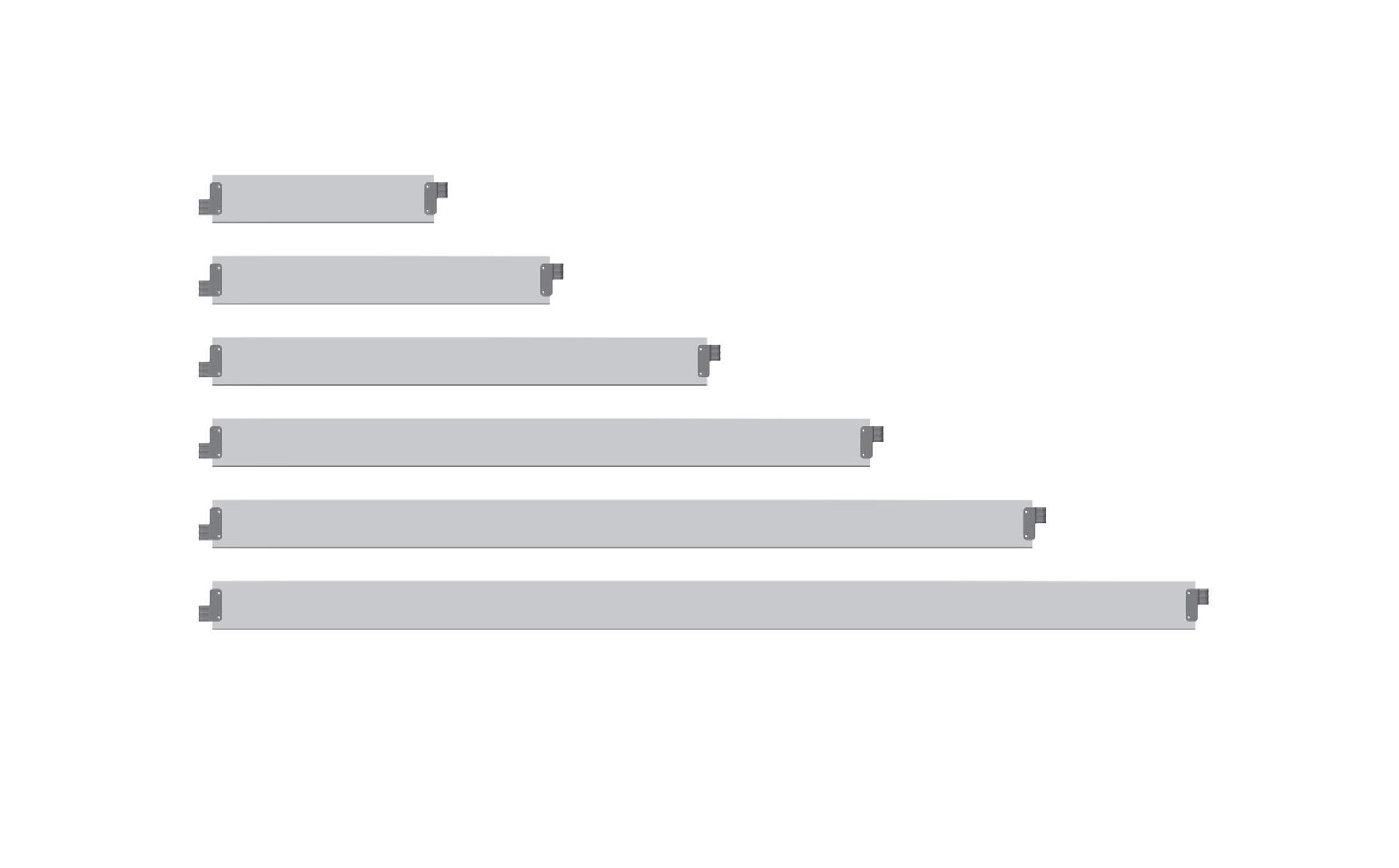 Aluminiumbordbrett 0,73m für Uni-Connect Aluminiumbordbrett 0,73m für Uni-Connect