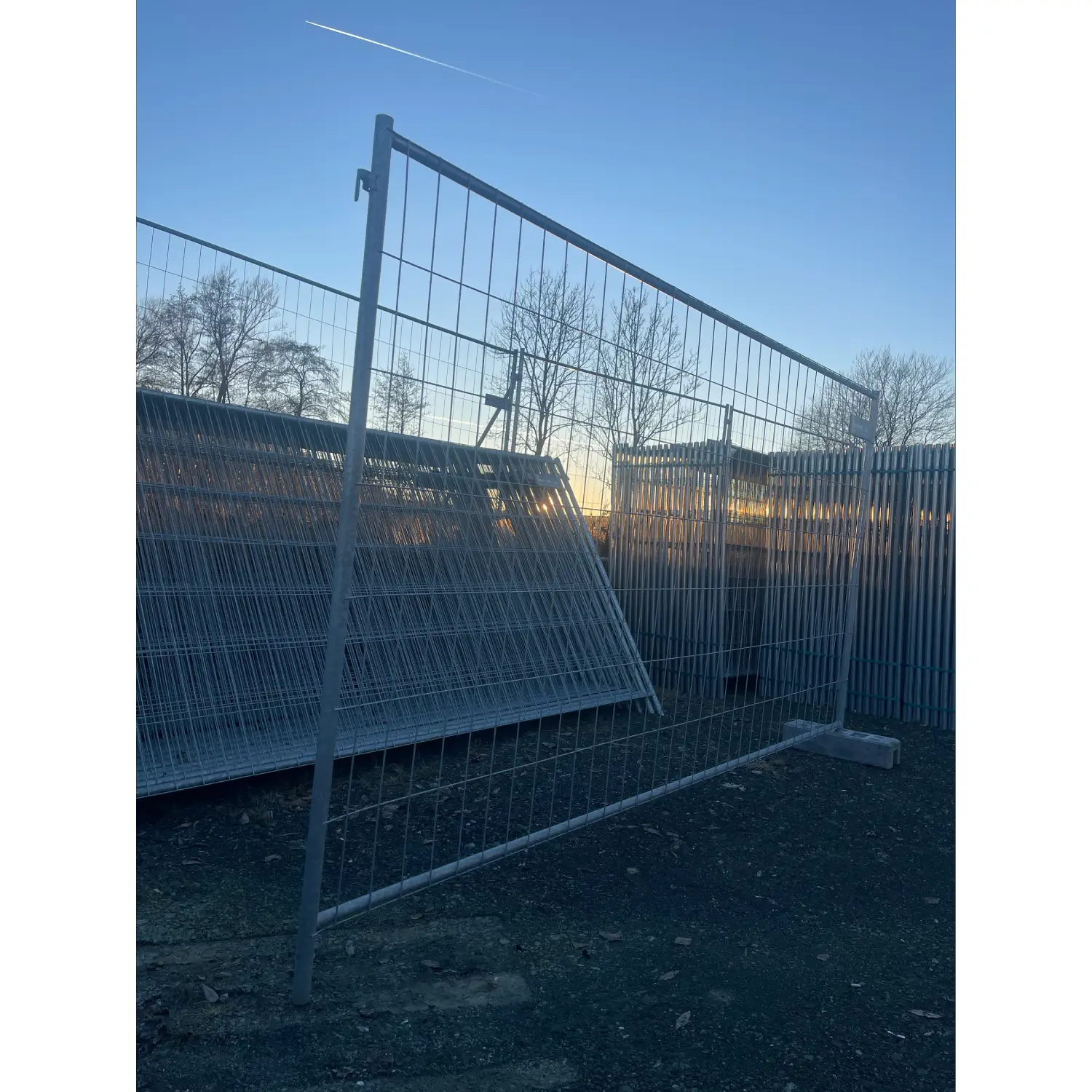 Bauheld24 - Bauzaun BH 2 - 3,50m x 2,00m 4mm Draht