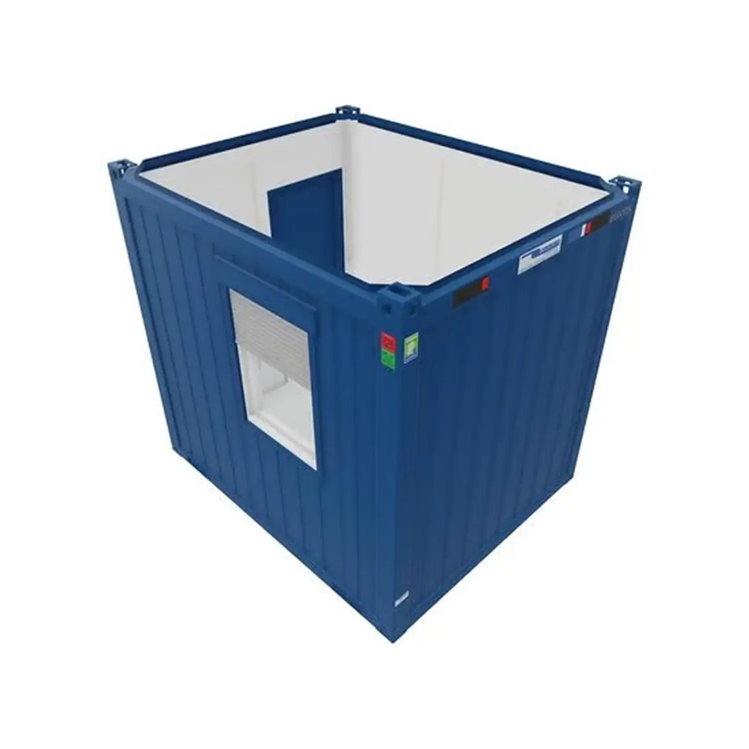 Bürocontainer - Standard 10'-2989mm-RAL 5010 enzianblau