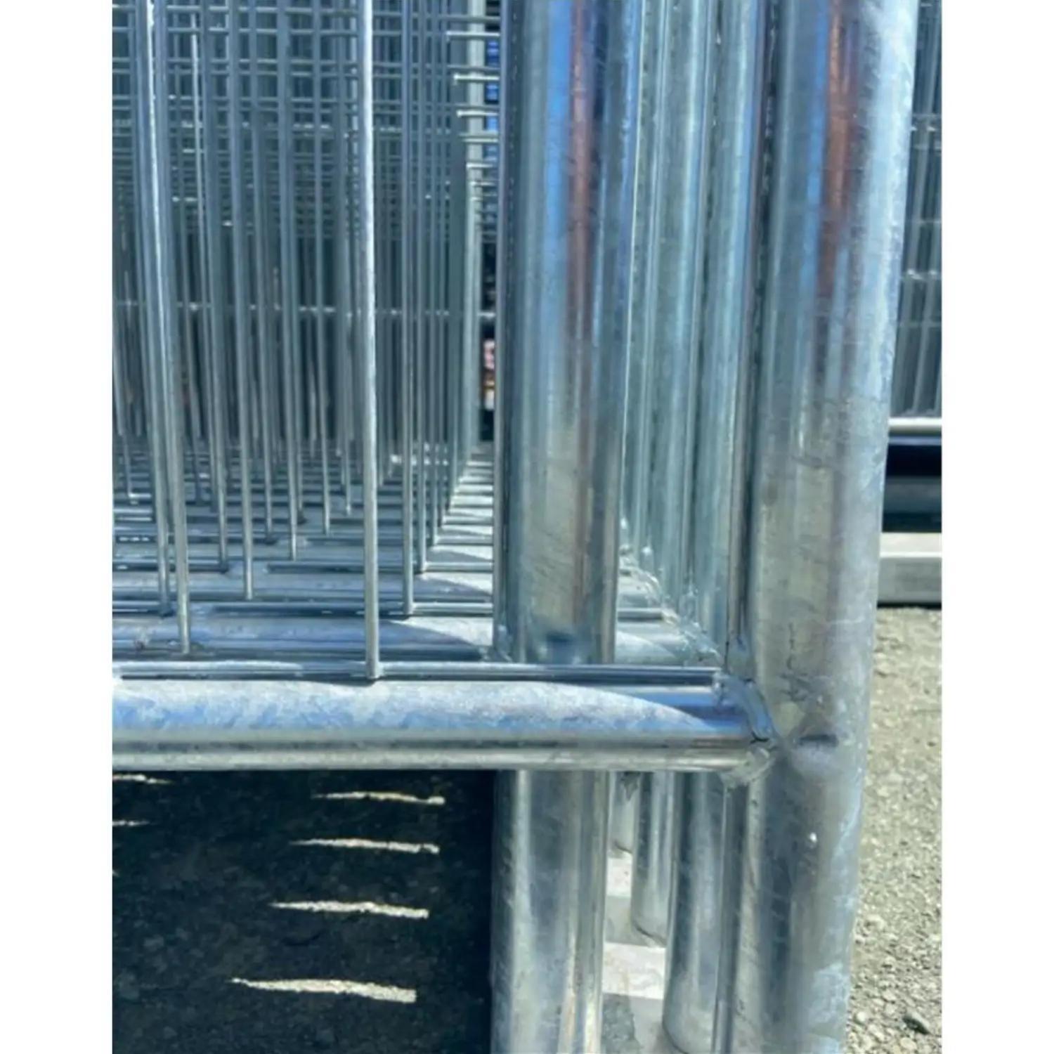 Bauheld24 - Bauzaun BH 2 - 3,50m x 2,00m 4mm Draht