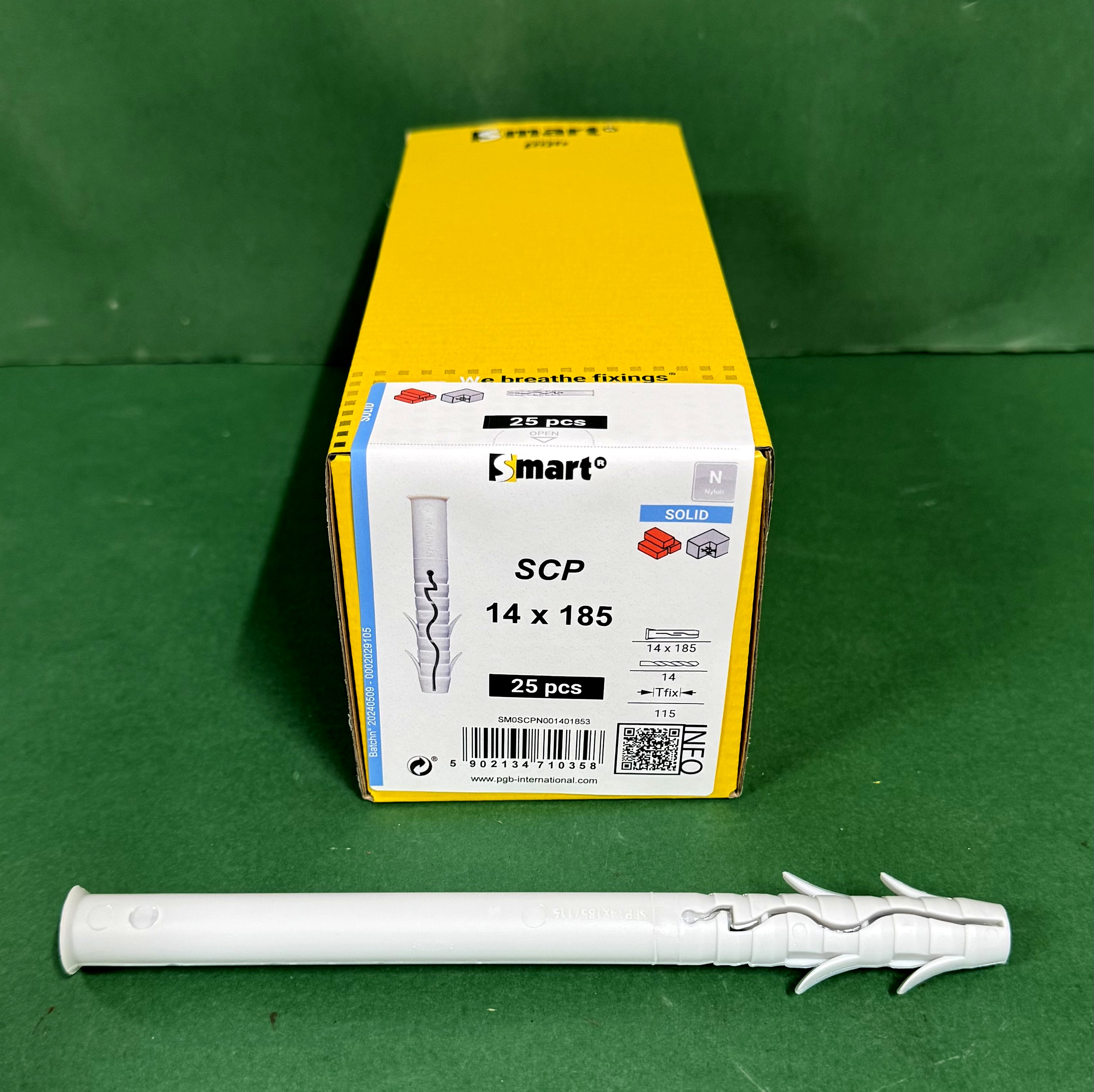 Gerüstdübel Dübel für Gerüstschrauben SMART SCP 14 x 185 Nylondübel 25 Stück 14 x 185