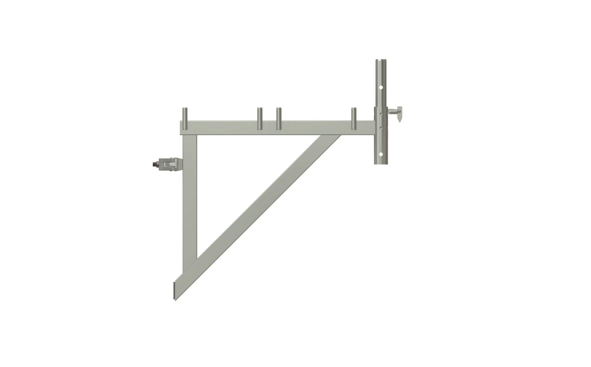Uni - Konsole 0,64m mit Rohrverbinder