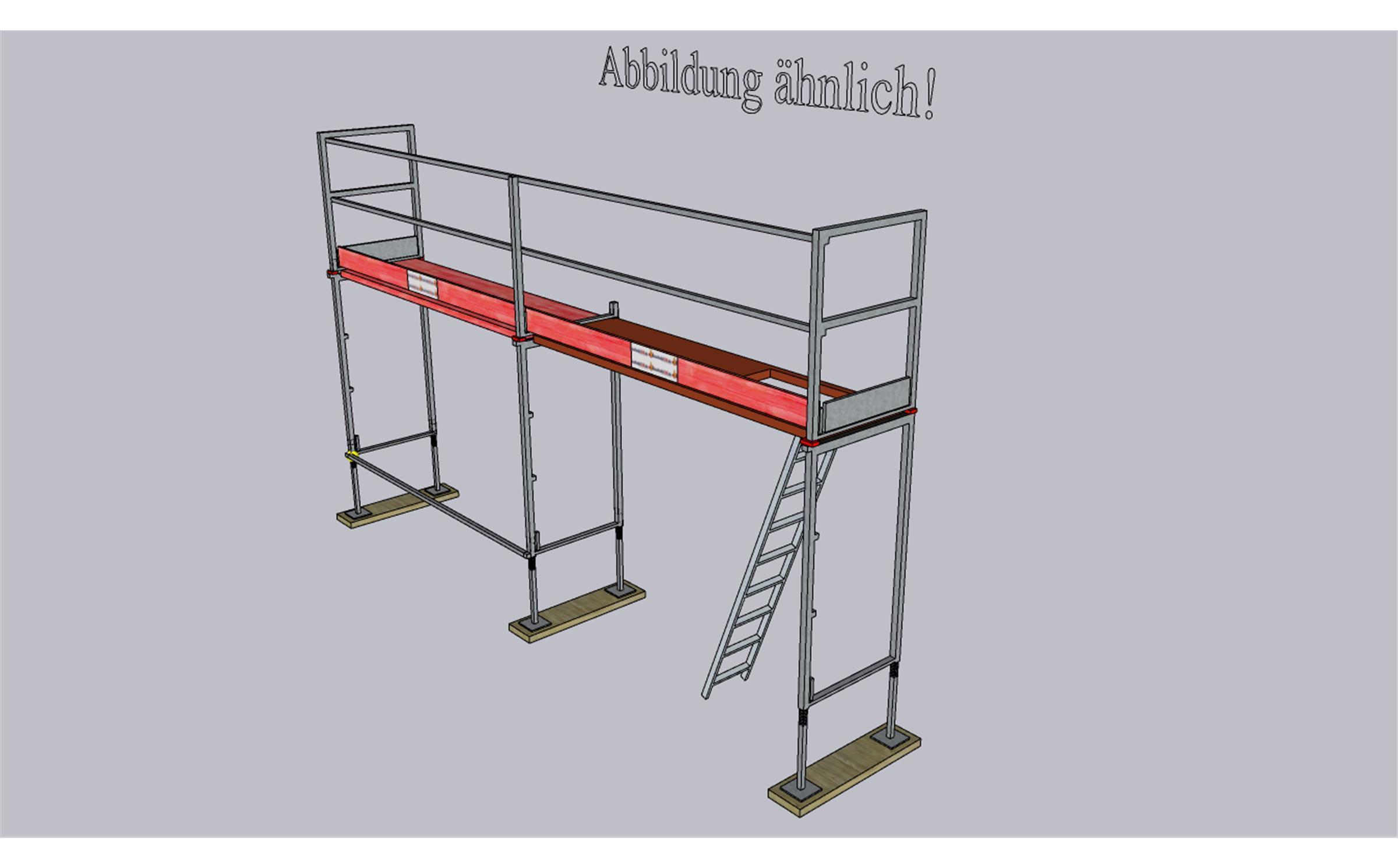 Uni - Komplettpaket - Feldlänge 3,00m – Länge 6,00m – Arbeitshöhe 4,30m