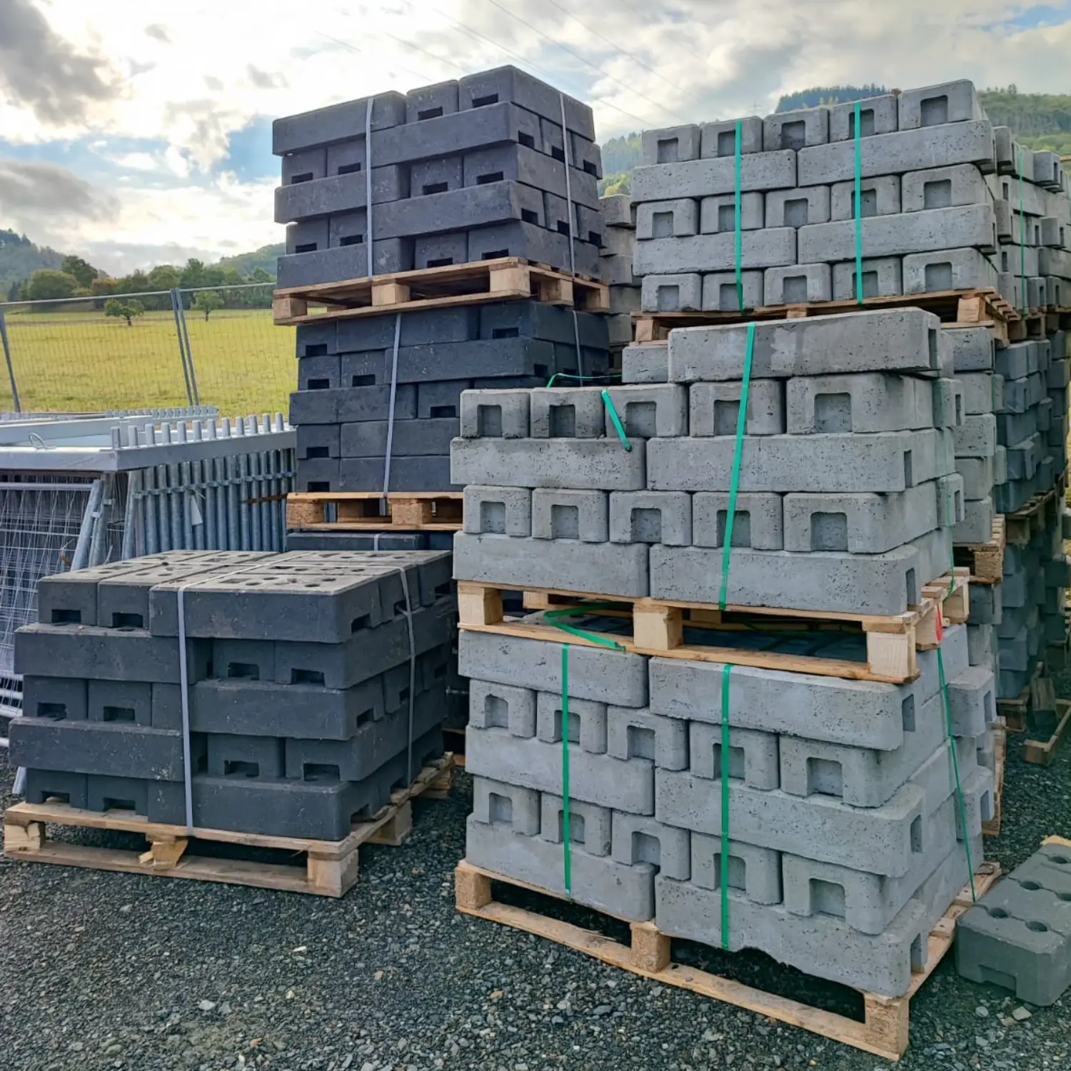 Bauheld24 - Bauzaun Betonfuß