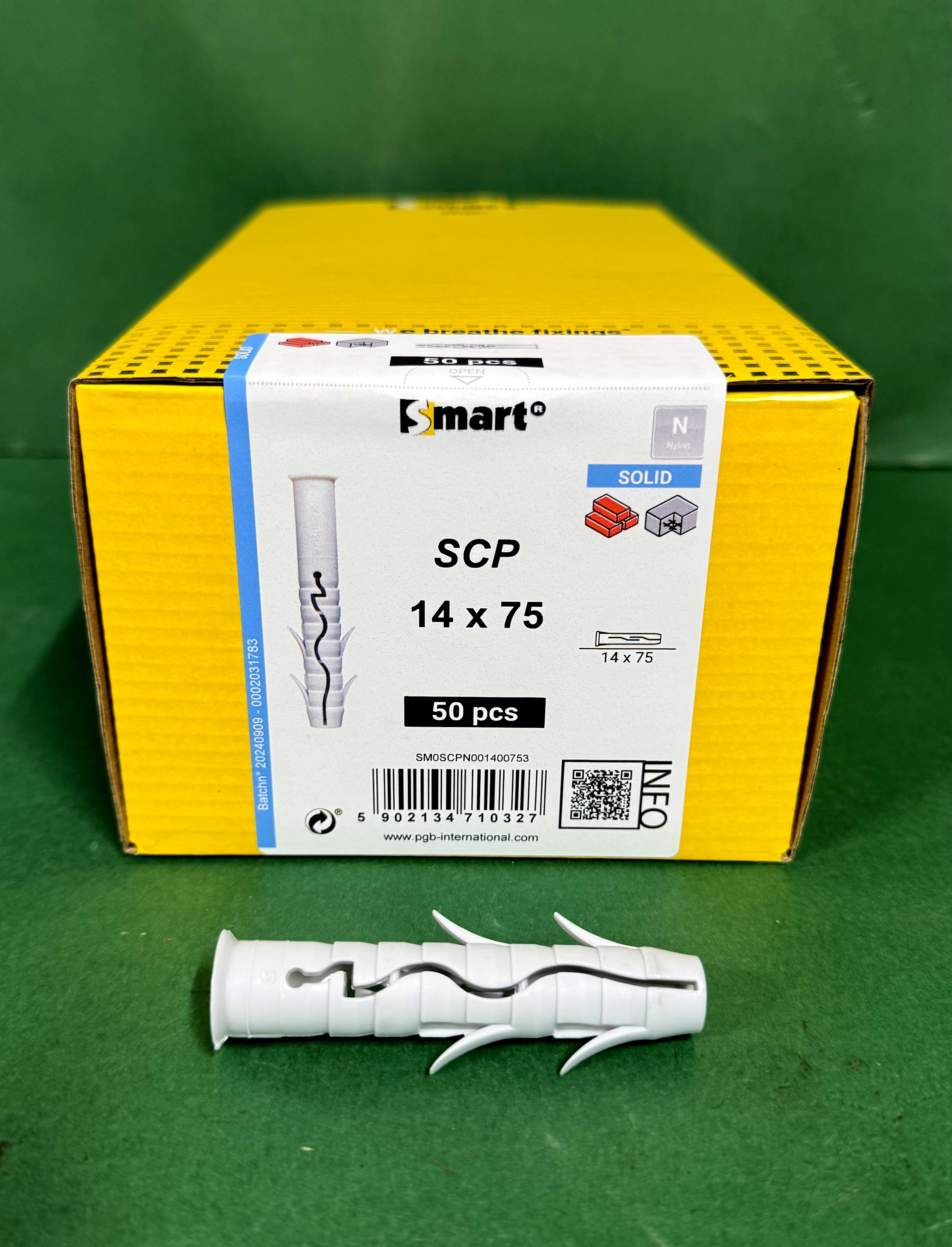 Gerüstdübel Dübel für Gerüstschrauben SMART SCP 14 x 75 Nylondübel 50 Stück 14 x 75