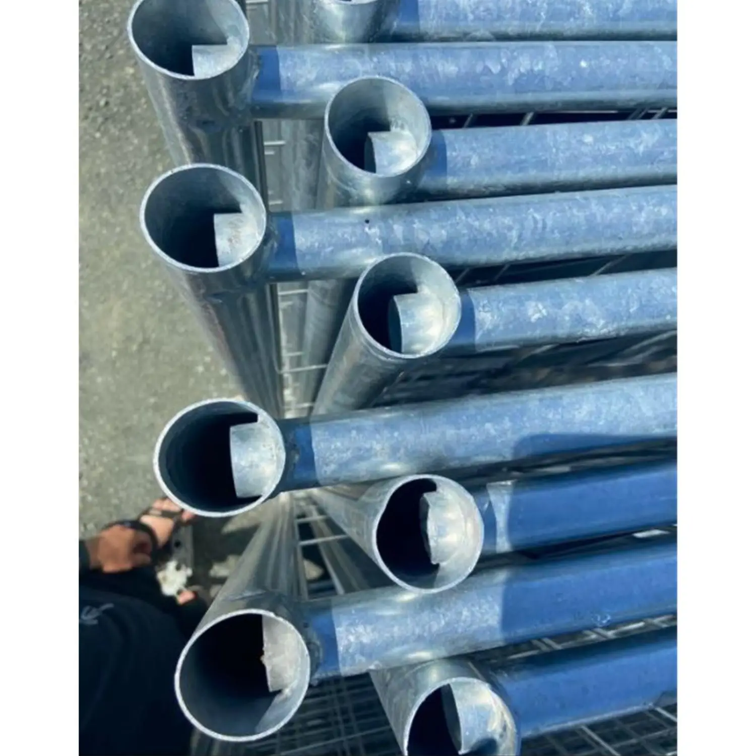 Bauheld24 - Bauzaun BH 2 - 3,50m x 2,00m 4mm Draht